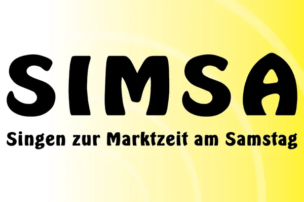 Quelle: Musik an der Stadtkirche Durlach (Logo) Log der Reihe SIMNSA = Singen zur Marktzeit am Samstag
